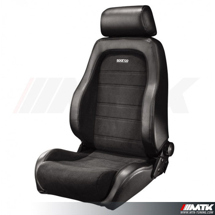 Siège Baquet GK En Simili Cuir Beige - Dossier Réglable Avec Glissières Incluses