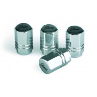 4 bouchons de valve argent