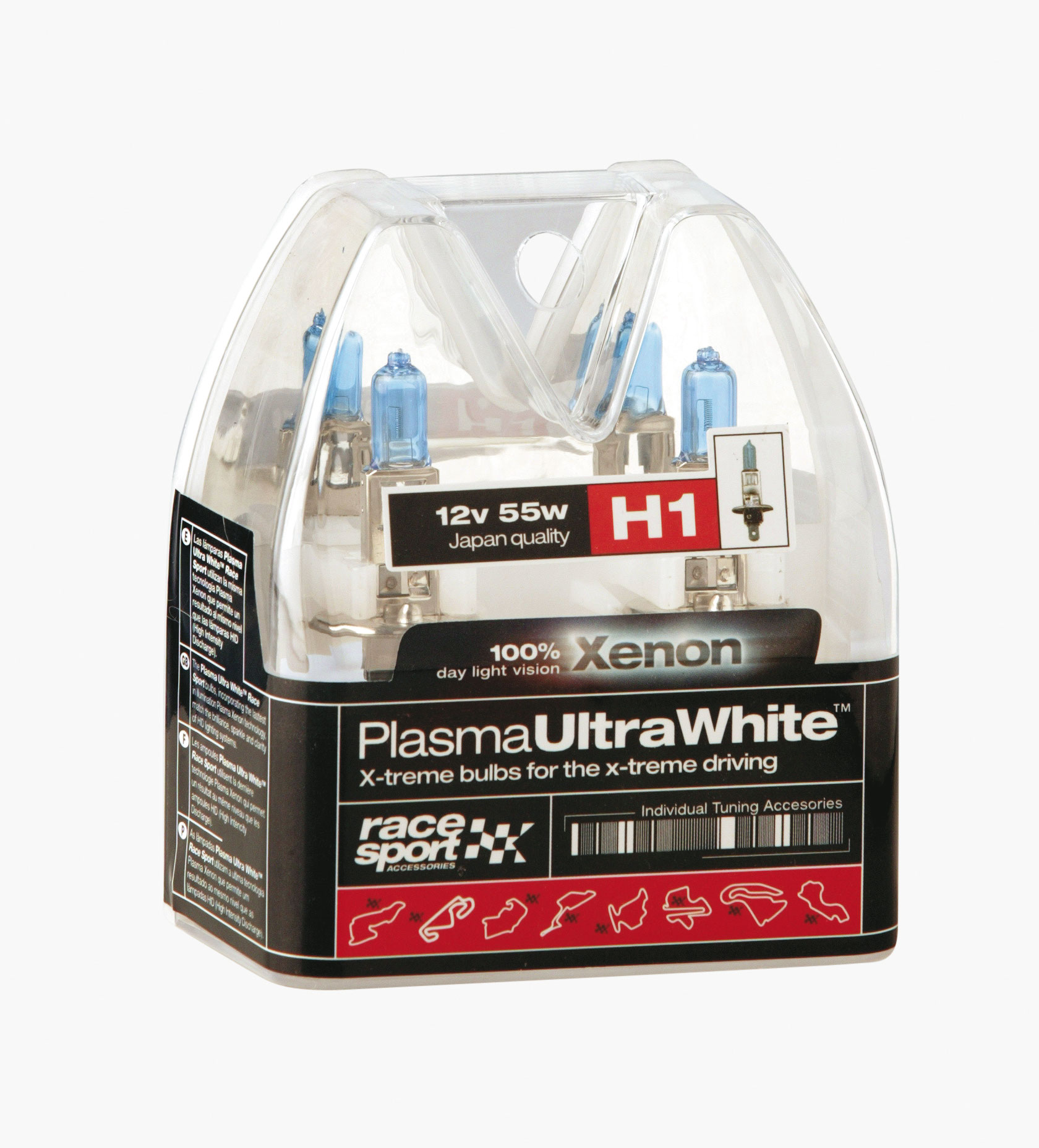 2 Ampoules H1 Plasma ultra white 55W