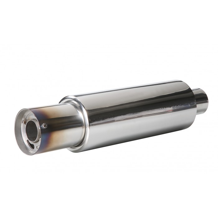 Embout D'échappement Universel Acier Inoxydable 90mm - Pour Tuyaux 48-66mm