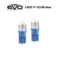 2 ampoules led T10 bleu