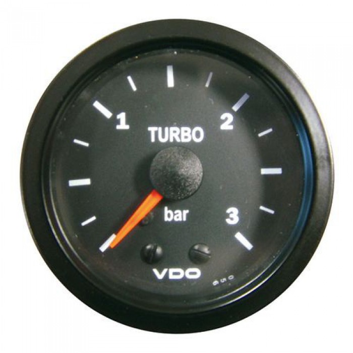 Manomètre Turbo Numérique VEGA - Affichage LED 52mm, Plage -1 à 3 Bars - Pour Essence Et Diesel
