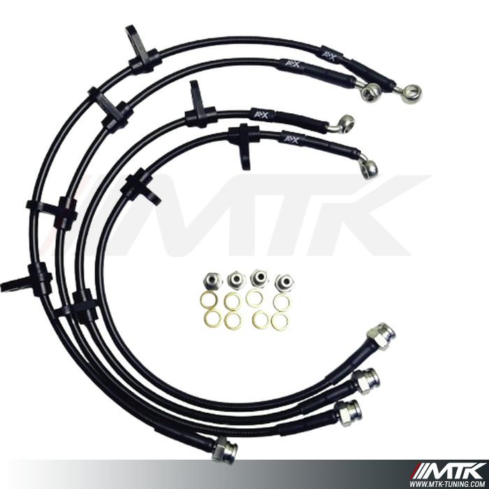 Flexibles de frein AVX Honda Civic ED7 1.6