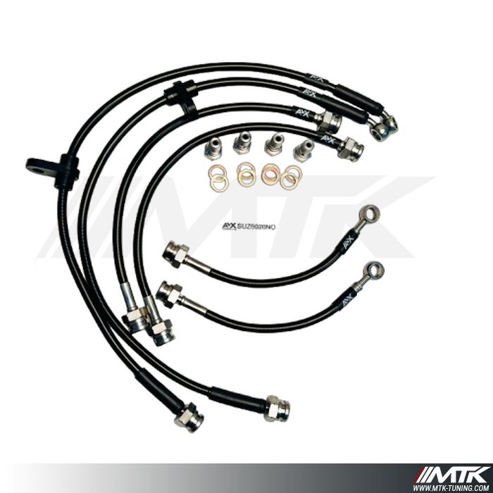 Flexibles de frein AVX Suzuki Swift Sport 125cv
