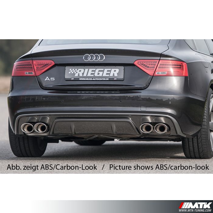 Diffuseur RIEGER Audi A5 et S5 B8 Sportback