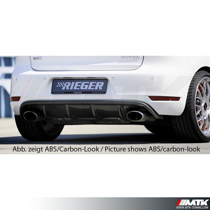 Diffuseur RIEGER Volkswagen Golf 6 GTI GTD