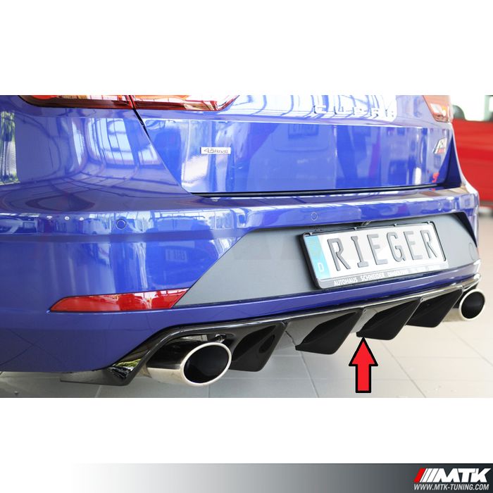 Diffuseur RIEGER Seat Leon Cupra 5F ST break