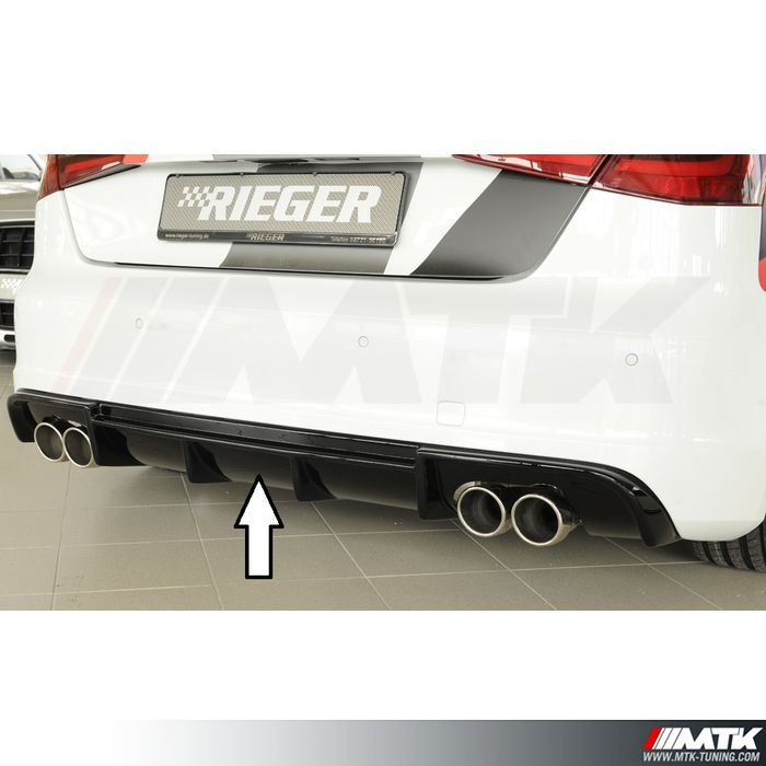 Diffuseur RIEGER Audi A3 8V Ph1 inclus Sportback