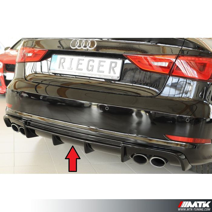 Diffuseur RIEGER Audi A3 S3 berline 8VS et cabriolet 8V7