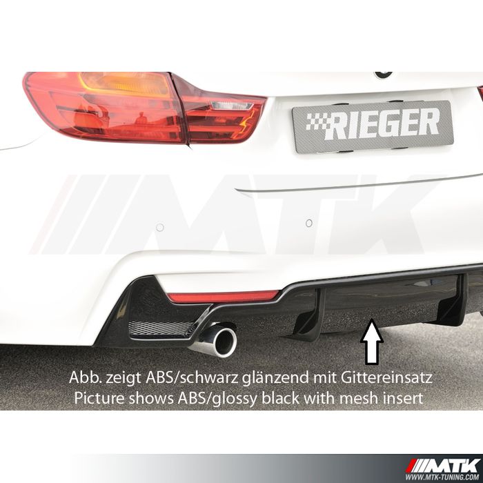 Diffuseur RIEGER BMW Serie 4 F32 F33 F36