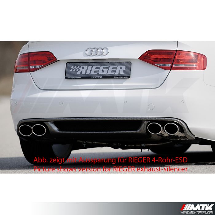 Street Pro Central Diffuseur Arriere Audi A4 B8 Facelift