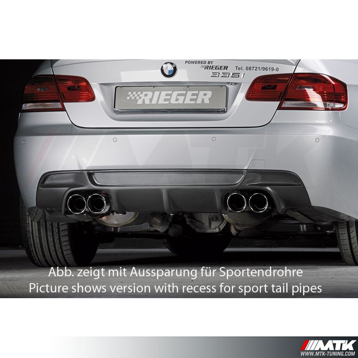 Diffuseur RIEGER BMW Serie 3 E92 E93 Ph1 et Ph2