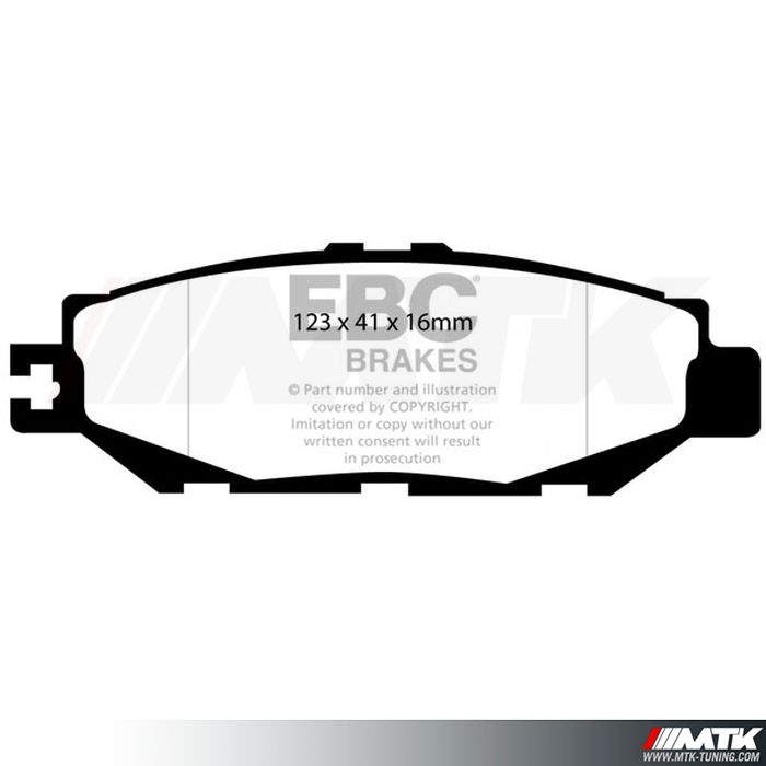 Plaquettes arrière EBC Brakes Toyota Supra