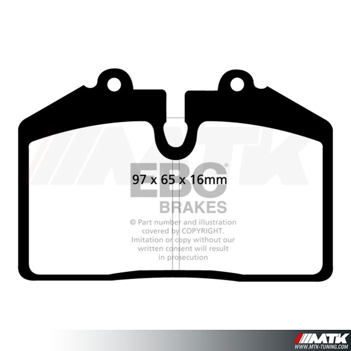 Plaquettes arrière EBC Brakes Audi RS2 (8C)