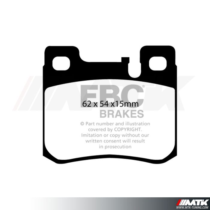 Plaquettes arrière EBC Brakes Mercedes-Benz SLK R170