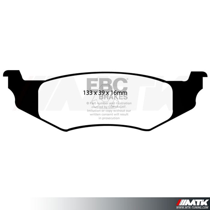 Plaquettes arrière EBC Brakes Chrysler Neon