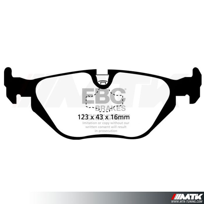 Plaquettes arrière EBC Brakes Bmw Serie 3 X 4WD E46