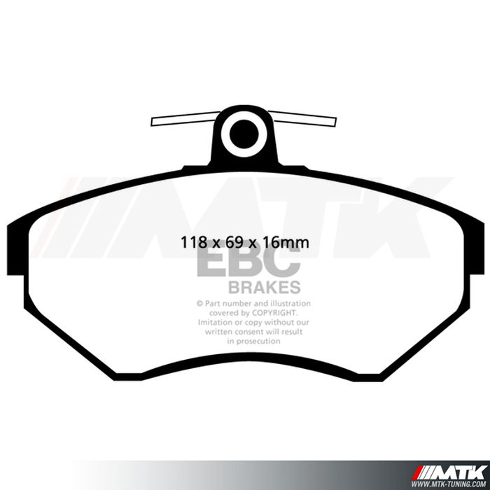 Plaquettes avant EBC Brakes Volkswagen Passat B4