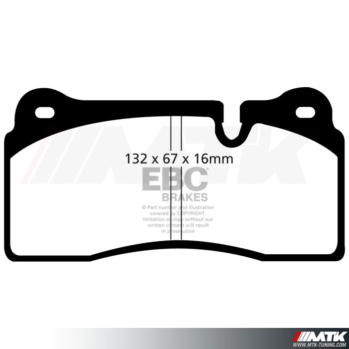 Plaquettes avant EBC Brakes Lamborghini Murcielago