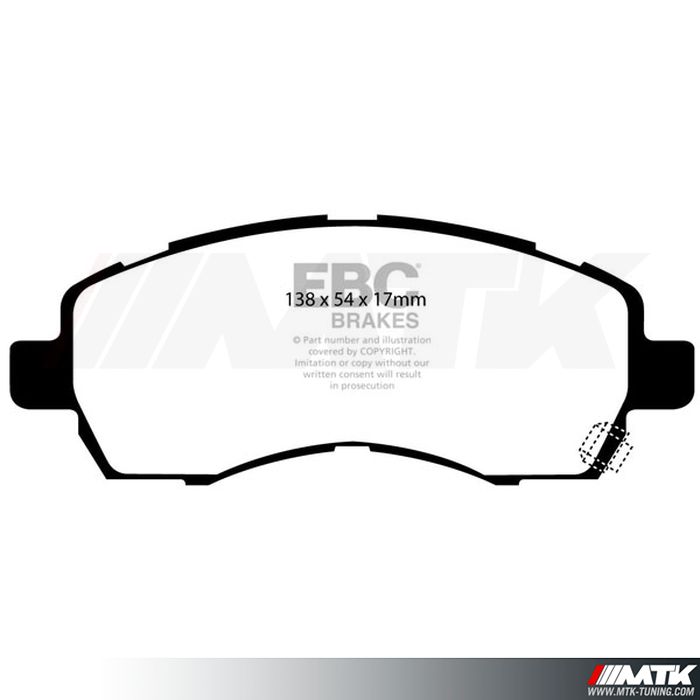 Plaquettes avant EBC Brakes Subaru Legacy