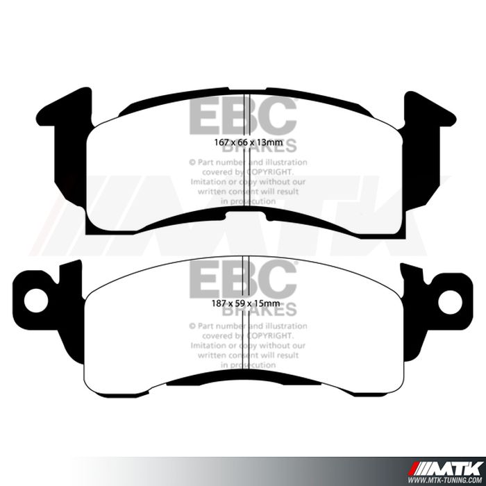 Plaquettes avant EBC Brakes Chevrolet Camaro 2