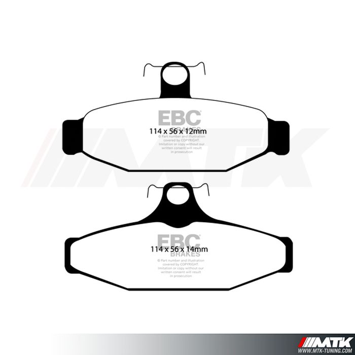 Plaquettes arrière EBC Brakes Chevrolet Camaro (4th Gen)