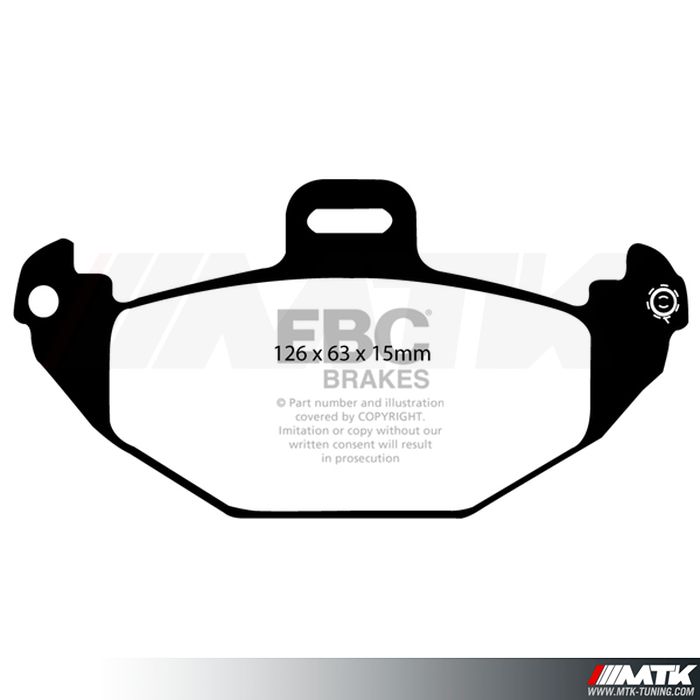 Plaquettes arrière EBC Brakes Renault Laguna