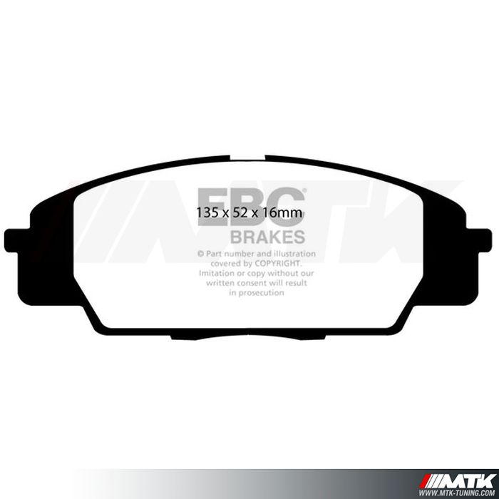 Plaquettes avant EBC Brakes Honda S2000