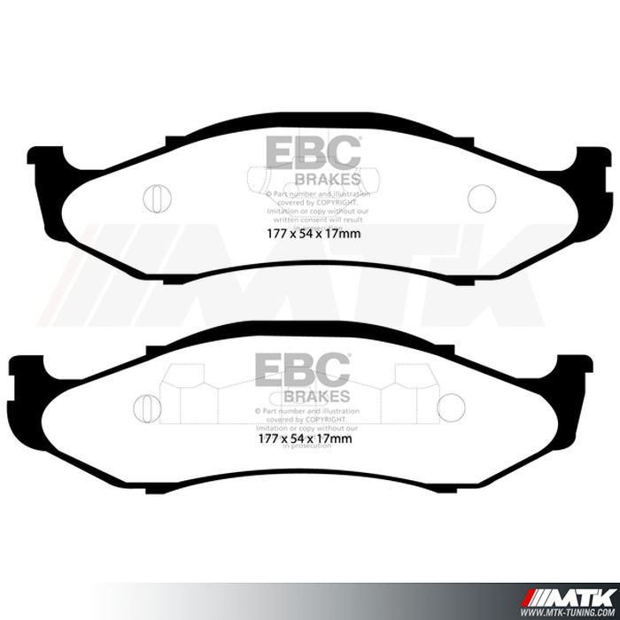 Plaquettes avant EBC Brakes Jeep Grand Cherokee