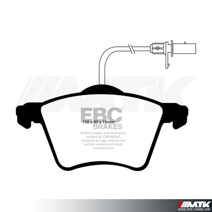 Plaquettes avant EBC Brakes Volkswagen Transporter