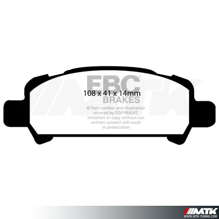 Plaquettes arrière EBC Brakes Subaru Impreza
