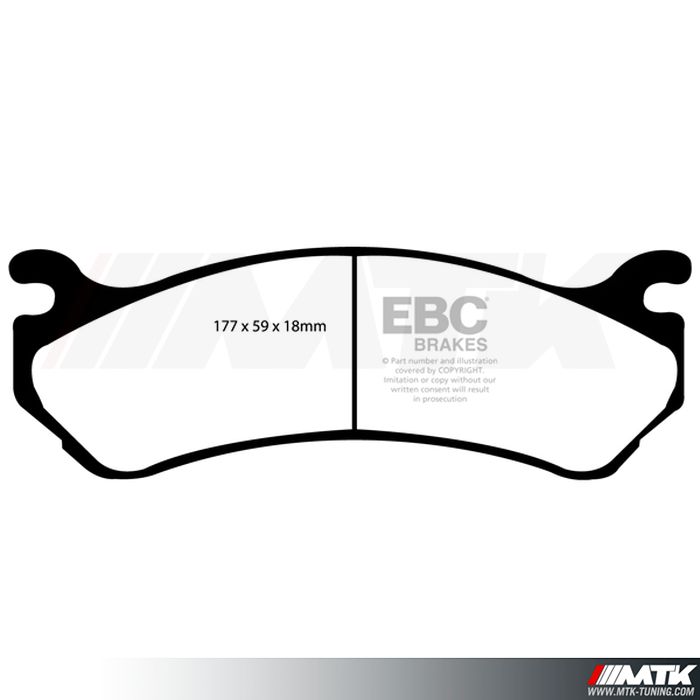 Plaquettes arrière EBC Brakes Hummer H2