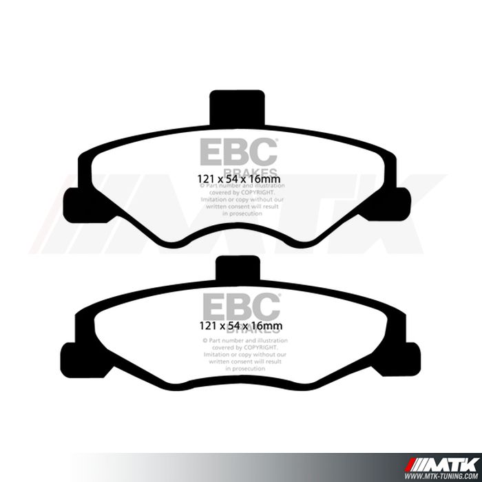 Plaquettes arrière EBC Brakes Chevrolet Camaro (4th Gen)