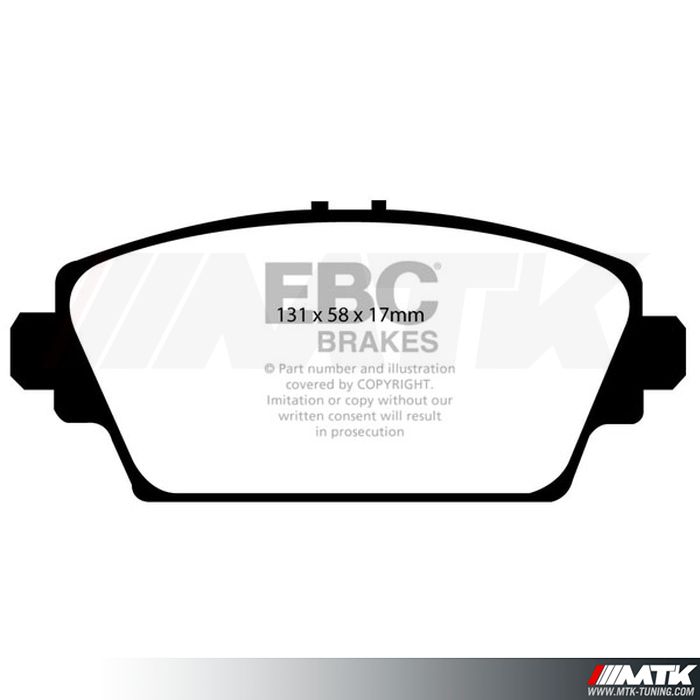 Plaquettes avant EBC Brakes Nissan Primera