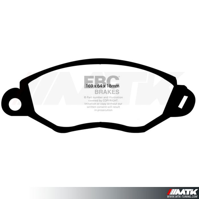 Plaquettes avant EBC Brakes Ford Tourneo