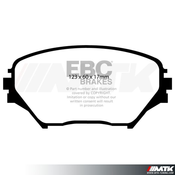 Plaquettes avant EBC Brakes Toyota Rav 4