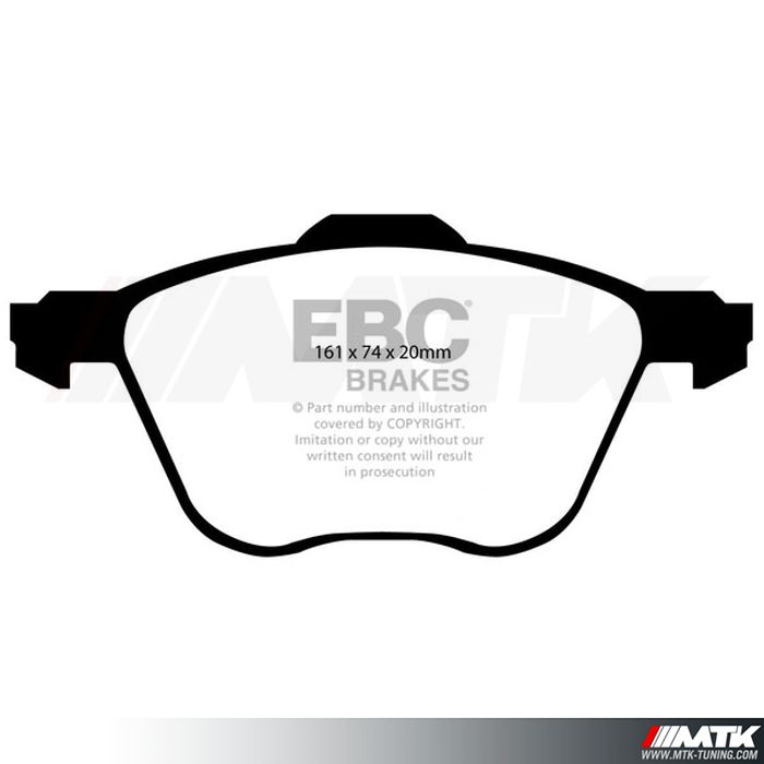 Plaquettes avant EBC Brakes Seat Alhambra 7M