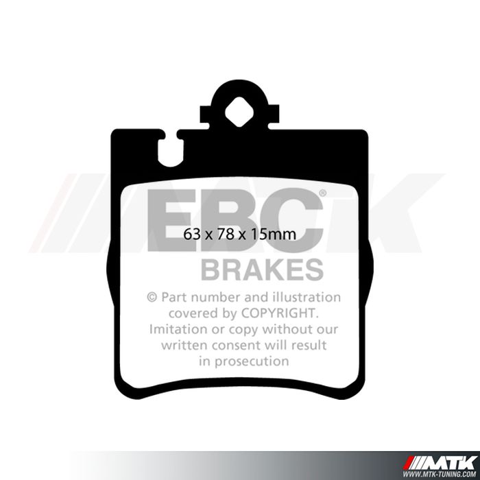 Plaquettes arrière EBC Brakes Mercedes-Benz Classe E W210