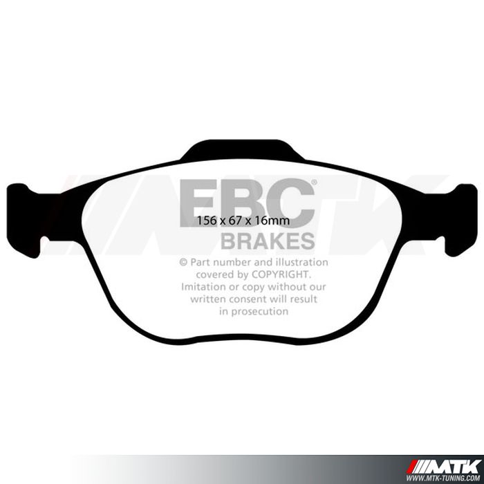 Plaquettes avant EBC Brakes Ford Tourneo Connect