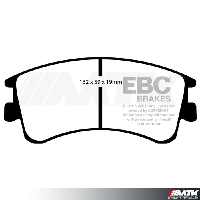 Plaquettes avant EBC Brakes Mazda 6