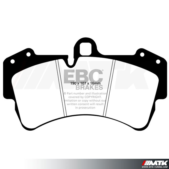 Plaquettes avant EBC Brakes Volkswagen Touareg