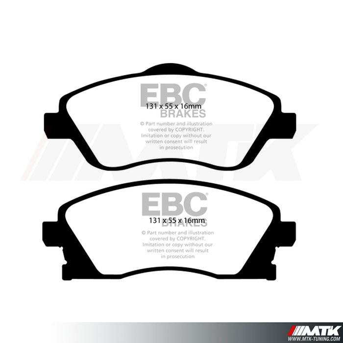 Plaquettes avant EBC Brakes Opel Tigra