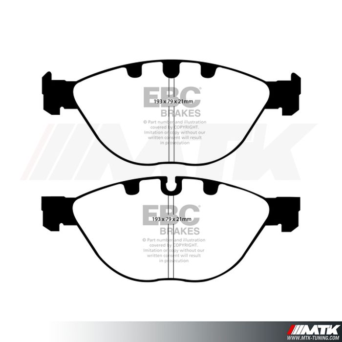 Plaquettes avant EBC Brakes Bmw M5 E60