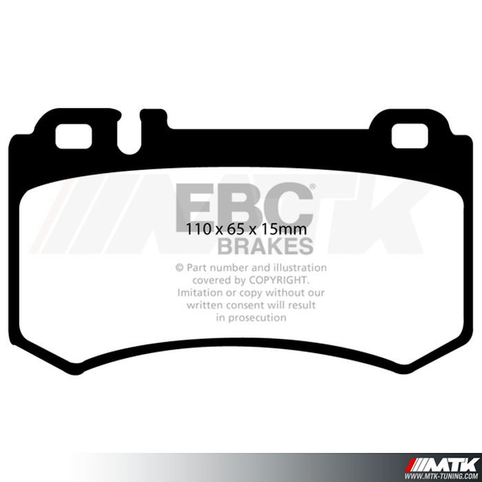 Plaquettes arrière EBC Brakes Mercedes-Benz CLK 55 AMG C209