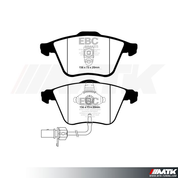 Plaquettes avant EBC Brakes Audi allroad quattro