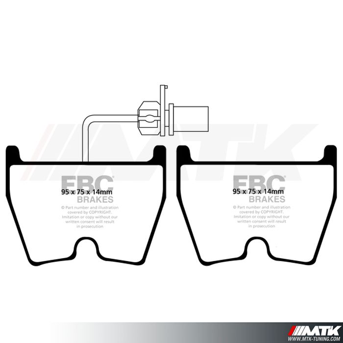 Plaquettes avant EBC Brakes Audi RSQ3 8U