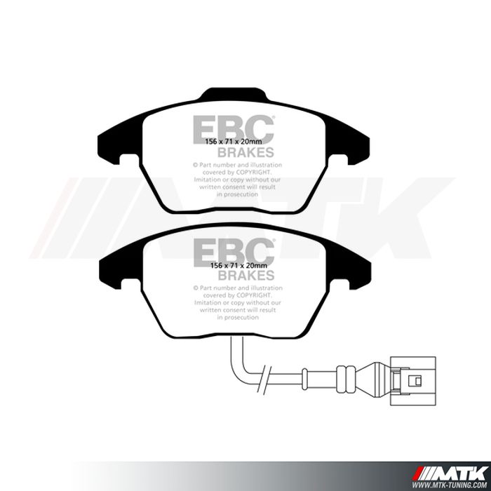 Plaquettes avant EBC Brakes Volkswagen Touran