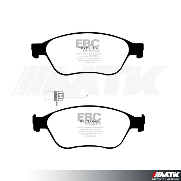 Plaquettes avant EBC Brakes Audi S6 C6