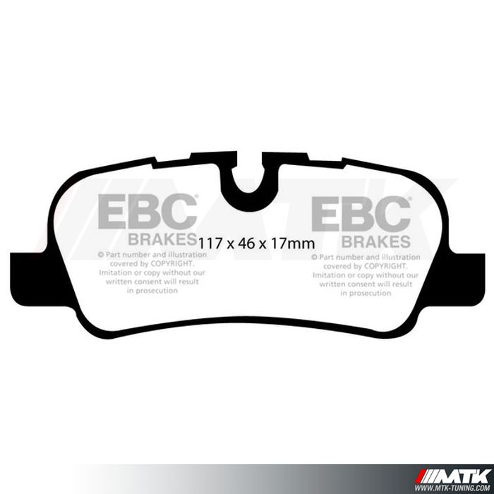 Plaquettes arrière EBC Brakes Land Rover Range Rover (L322)