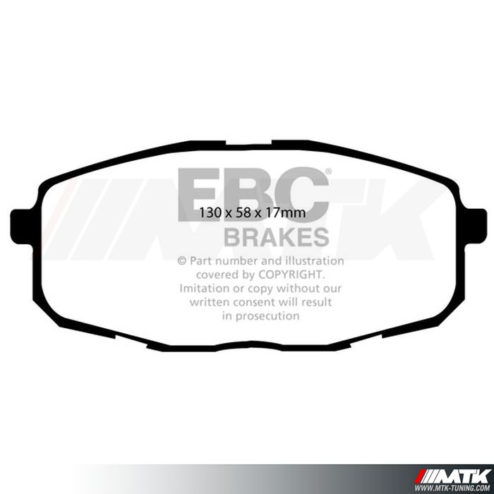 Plaquettes avant EBC Brakes Hyundai i-30 (FD)